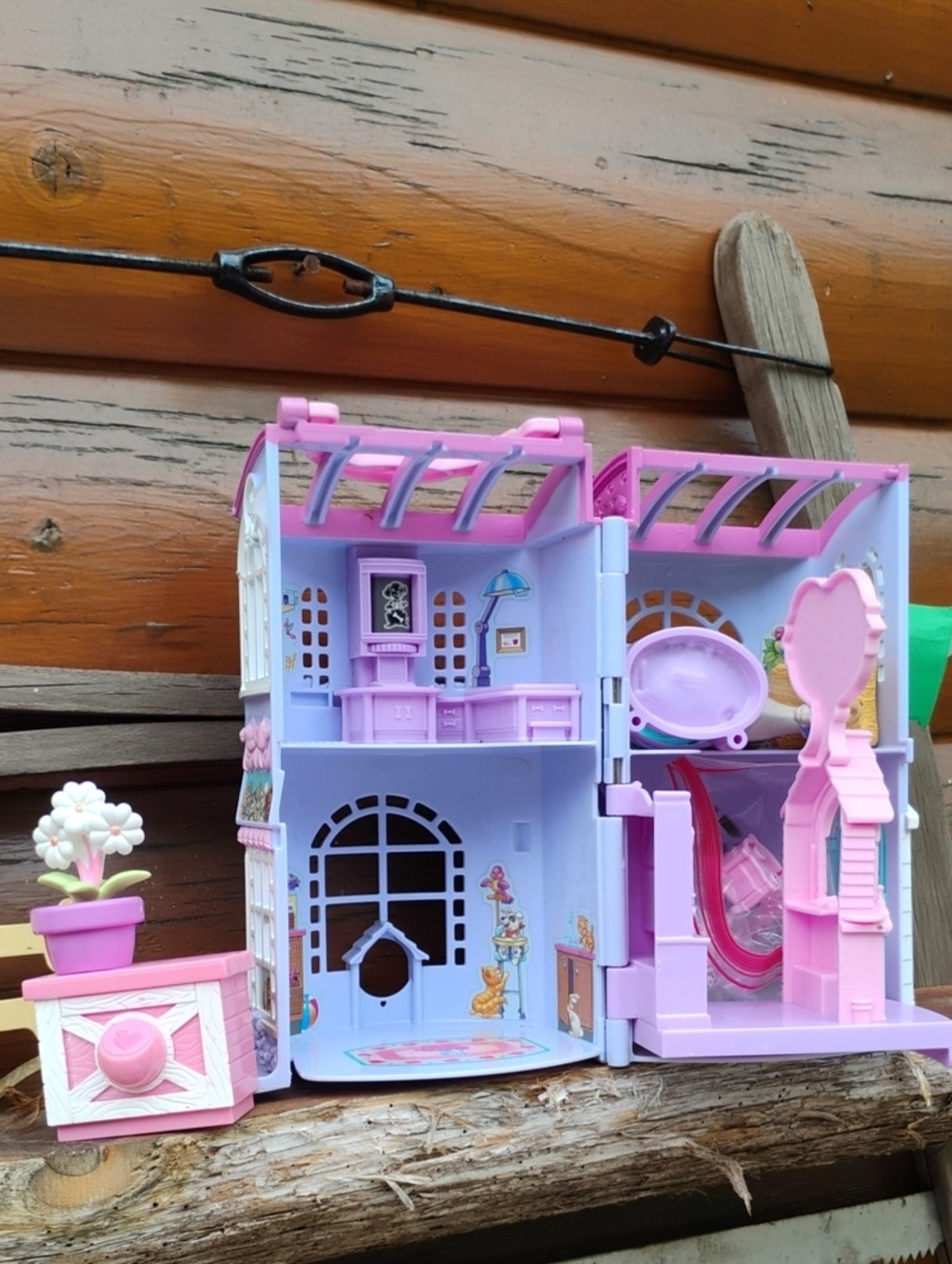 🦄 PET PARLOR Fisher-Price  VINTAGE EPLVC lots of ACCESSORIES RARE